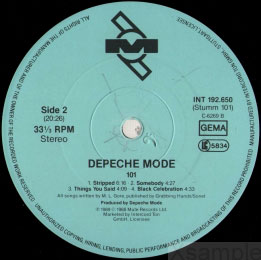 Vinyl 1 | Label Seite 2