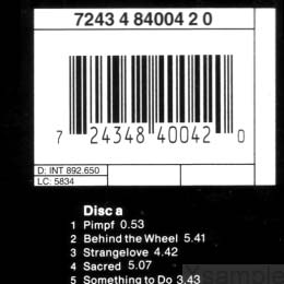 Schuber | Rückseite Detail Barcode