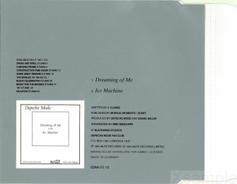 Inlay aussen Seite 2 auf blanker Rückseite.