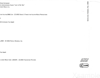 Inlay innen Seite 2.