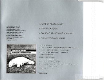 Inlay aussen Seite 2 auf blanker Rückseite.