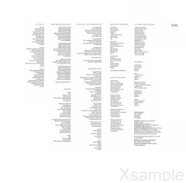 Innersleeve | Rückseite.