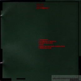 Booklet | Rückseite.