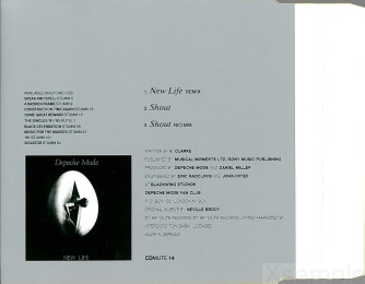 Inlay aussen Seite 2 auf blanker Rückseite.