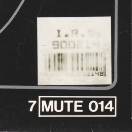 Detailbild | Rückseite 7inch mit I.R.S-Sticker | Bild 5