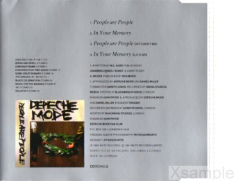 Inlay aussen Seite 2 auf blanker Rückseite.