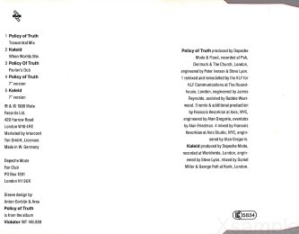 Inlay aussen Seite 2 auf blanker Rückseite.