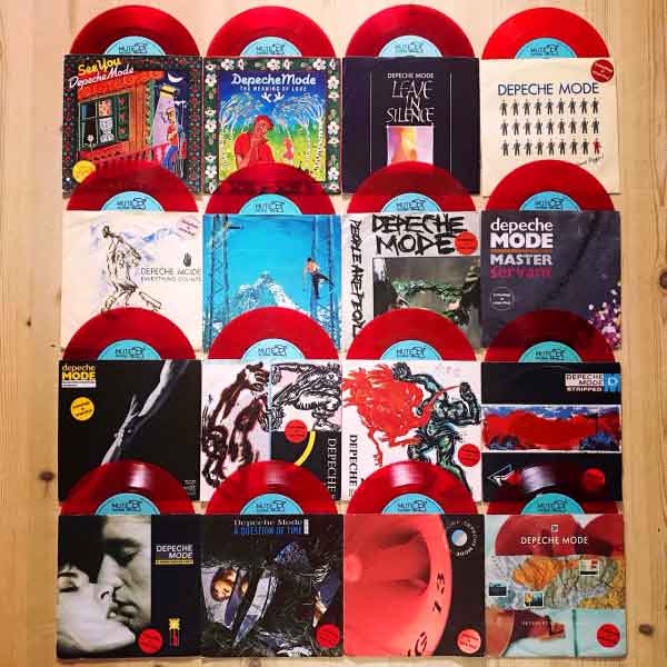 Bild der roten Erstauflagen von Christian D., NOR Bild der roten Erstauflagen von Christian D., NOR