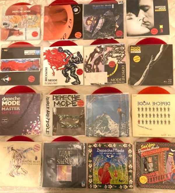 Bild der roten Erstauflagen von Wallis Meza USA Bild der roten Erstauflagen von Wallis Meza USA