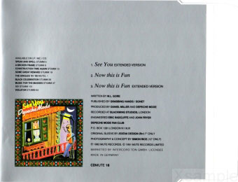 Inlay aussen Seite 2 auf blanker Rückseite.