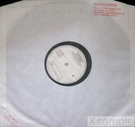 Vinyl im beschrifteten Innersleeve