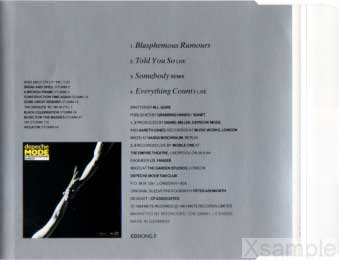 Inlay aussen Seite 2 auf blanker Rückseite.