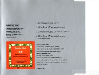 Inlay aussen Seite 2 auf blanker Rückseite.