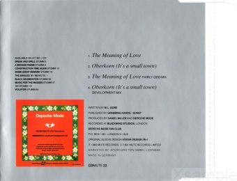 Inlay aussen Seite 2 auf blanker Rückseite.