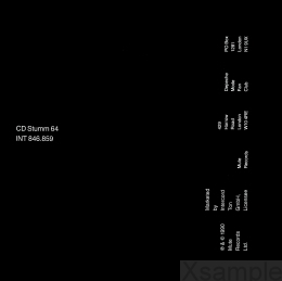 Booklet | Rückseite