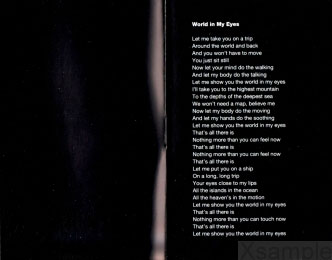 Booklet Innen | Seite  3 und 4