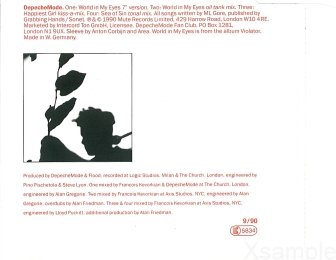 Inlay aussen Seite 2 auf blanker Rückseite.